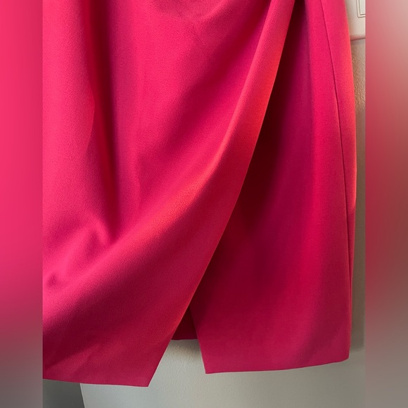Black Halo Hot Pink Cocktail Dress, Revolve Wedding Guest Dress - Picture 5 of 7